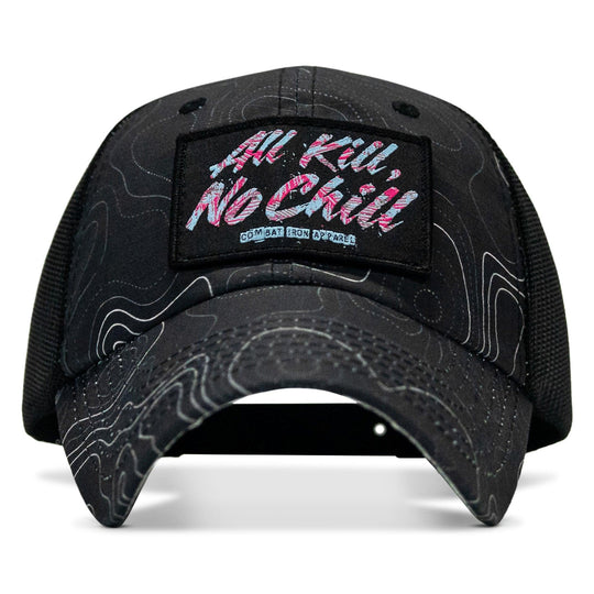 One Revolver Surfboards - All Kill No Chill Patch Tactical Ripstop Mesh Snapback Hat HEADWEAR