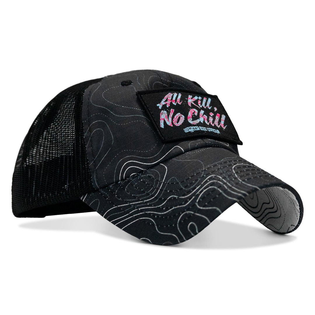 One Revolver Surfboards - All Kill No Chill Patch Tactical Ripstop Mesh Snapback Hat HEADWEAR