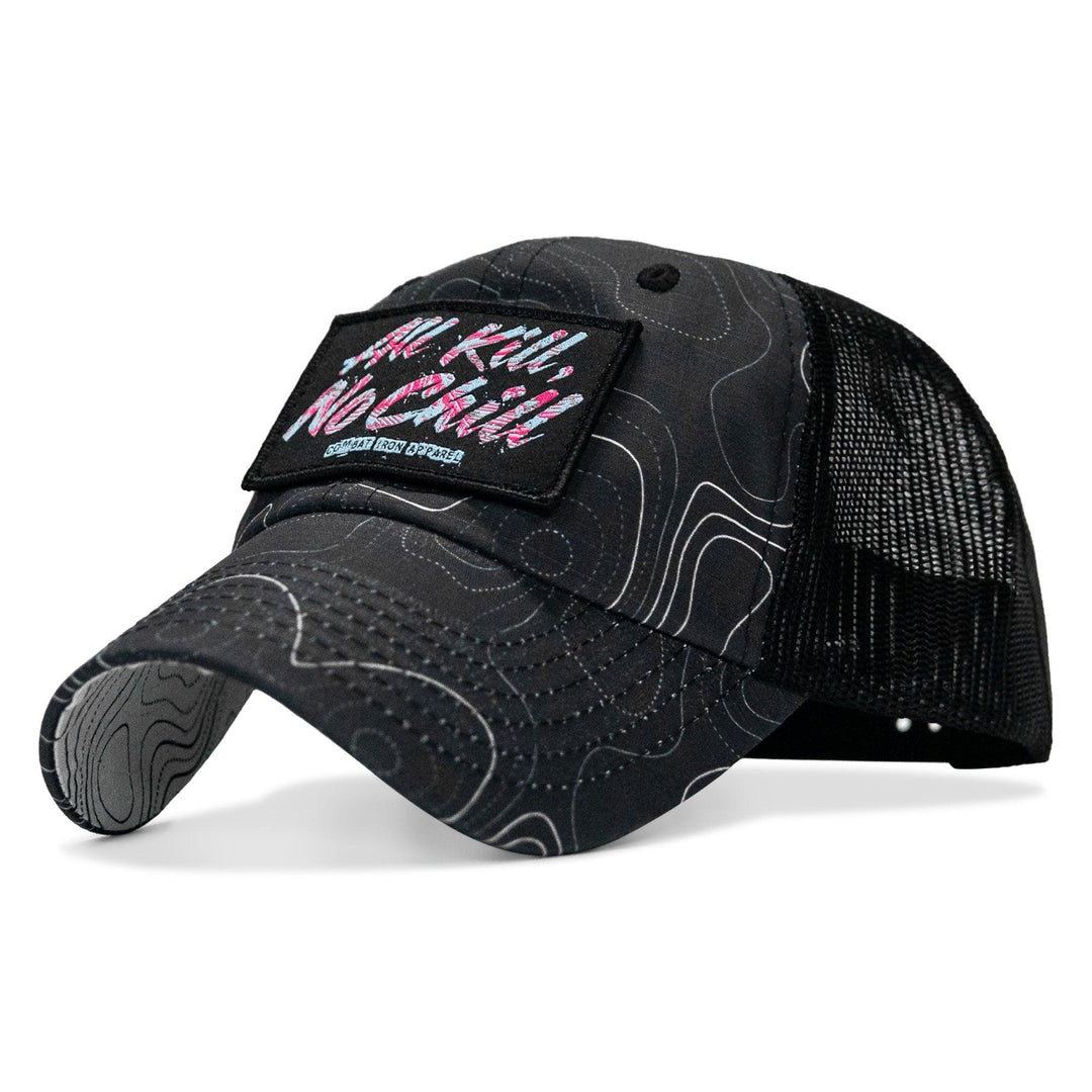 One Revolver Surfboards - All Kill No Chill Patch Tactical Ripstop Mesh Snapback Hat HEADWEAR