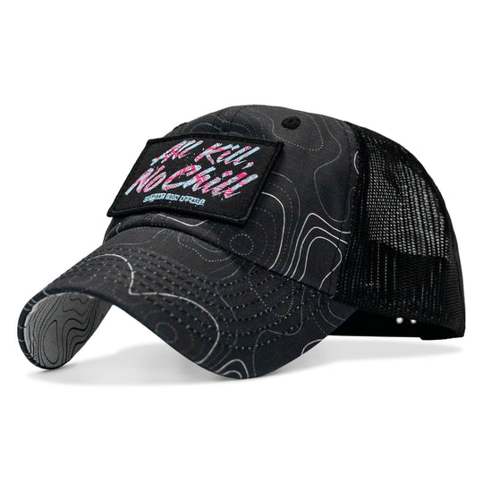 One Revolver Surfboards - All Kill No Chill Patch Tactical Ripstop Mesh Snapback Hat HEADWEAR
