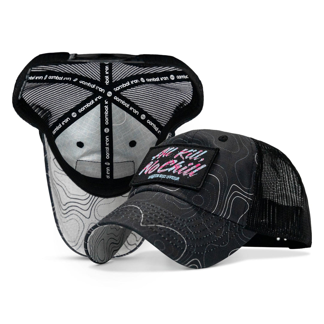 One Revolver Surfboards - All Kill No Chill Patch Tactical Ripstop Mesh Snapback Hat HEADWEAR