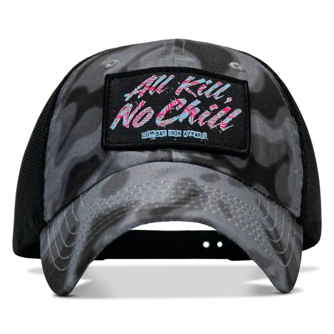 One Revolver Surfboards - All Kill No Chill Patch Tactical Ripstop Mesh Snapback Hat HEADWEAR