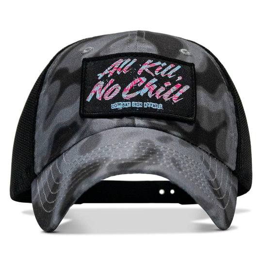 One Revolver Surfboards - All Kill No Chill Patch Tactical Ripstop Mesh Snapback Hat HEADWEAR