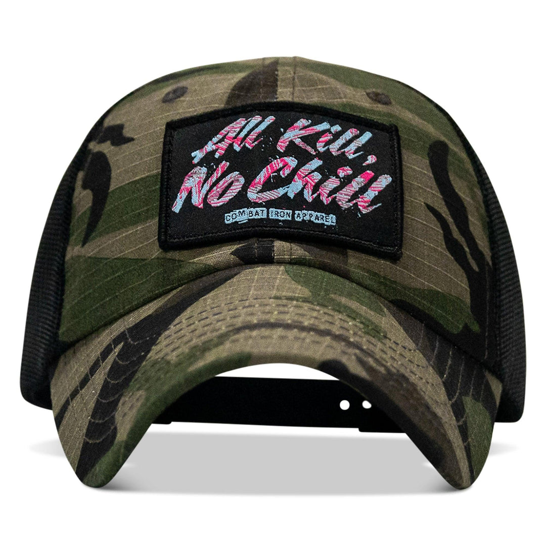 One Revolver Surfboards - All Kill No Chill Patch Tactical Ripstop Mesh Snapback Hat HEADWEAR