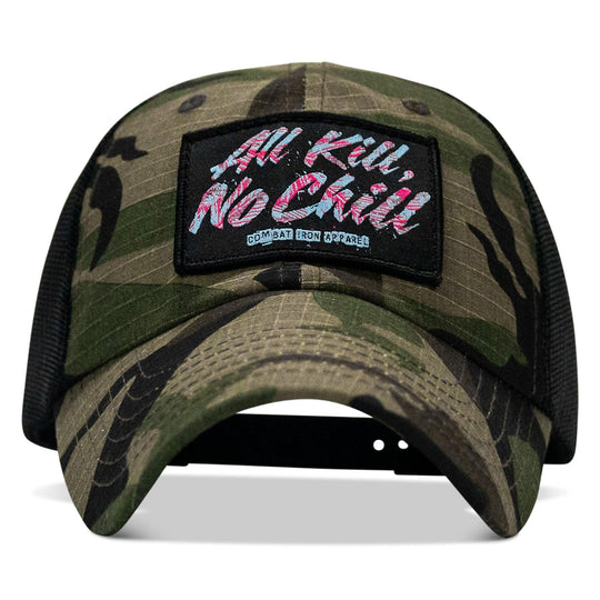 One Revolver Surfboards - All Kill No Chill Patch Tactical Ripstop Mesh Snapback Hat HEADWEAR