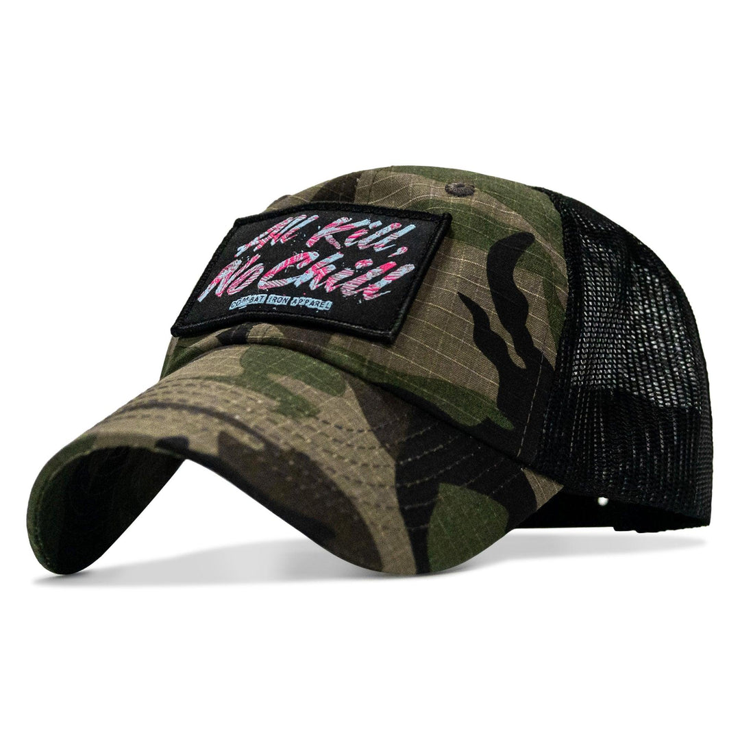 One Revolver Surfboards - All Kill No Chill Patch Tactical Ripstop Mesh Snapback Hat HEADWEAR