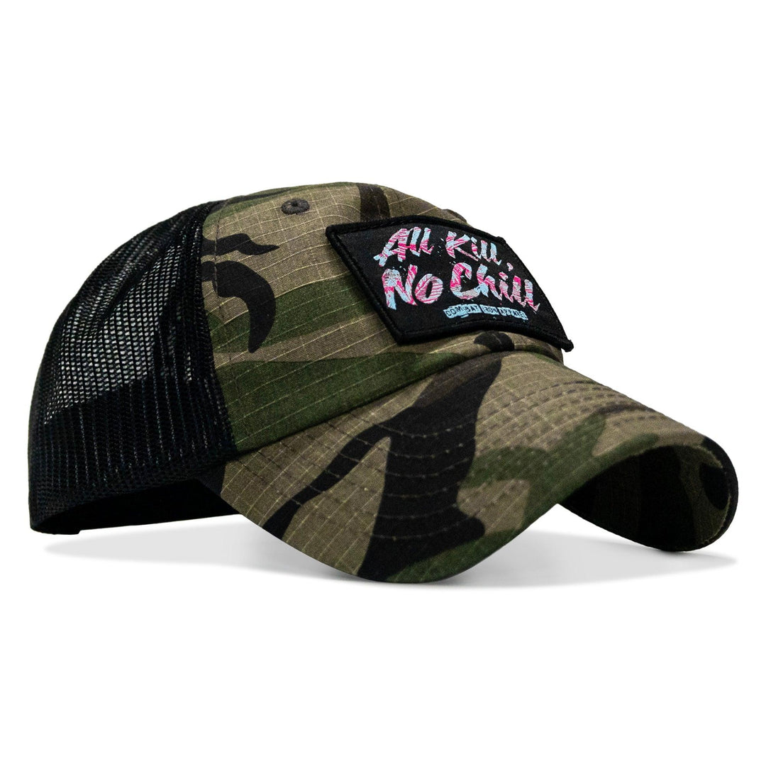One Revolver Surfboards - All Kill No Chill Patch Tactical Ripstop Mesh Snapback Hat HEADWEAR