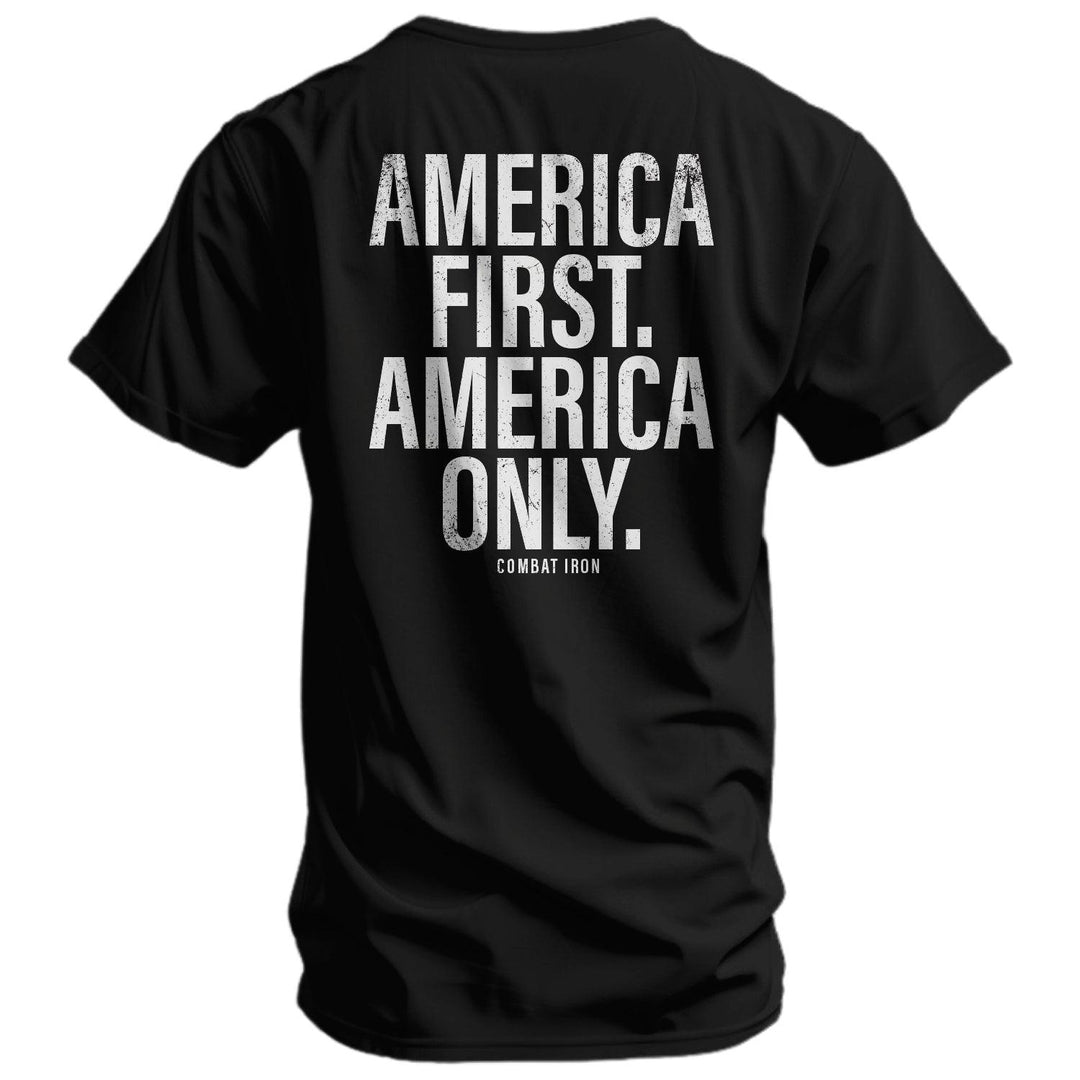 One Revolver Surfboards - America First. American Only. Men's T-Shirt GRAPHIC T-SHIRT