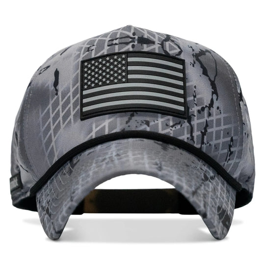 One Revolver Surfboards - American Flag PVC Patch Waterproof Weekender Snapback WEEKENDER MESH SNAPBACK