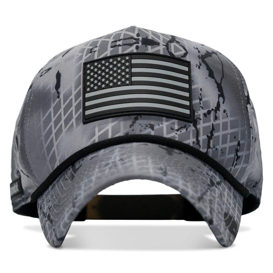 American Flag PVC Patch Waterproof Weekender Snapback