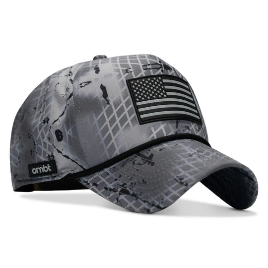 One Revolver Surfboards - American Flag PVC Patch Waterproof Weekender Snapback WEEKENDER MESH SNAPBACK