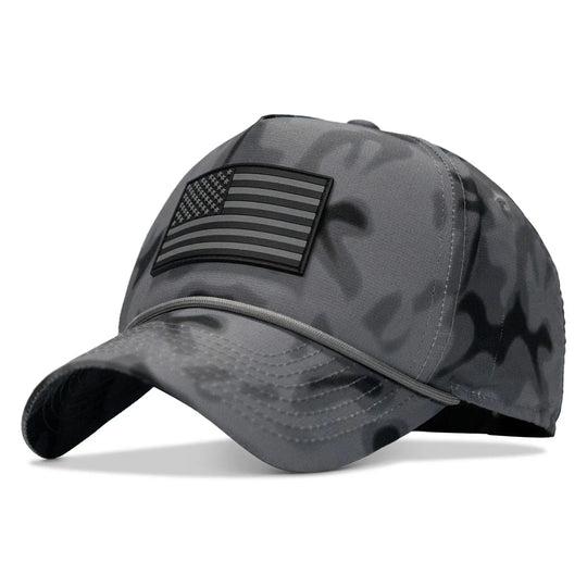 One Revolver Surfboards - American Flag PVC Patch Waterproof Weekender Snapback WEEKENDER MESH SNAPBACK
