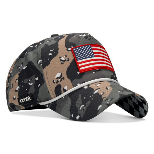 American Flag PVC Patch Waterproof Weekender Snapback