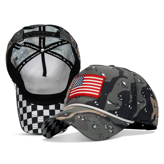 American Flag PVC Patch Waterproof Weekender Snapback