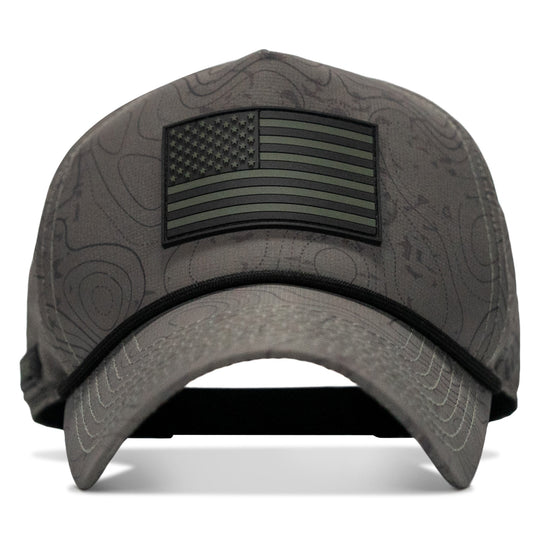 American Flag PVC Patch Waterproof Weekender Snapback