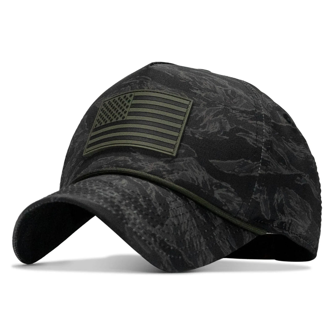 One Revolver Surfboards - American Flag PVC Patch Waterproof Weekender Snapback WEEKENDER MESH SNAPBACK
