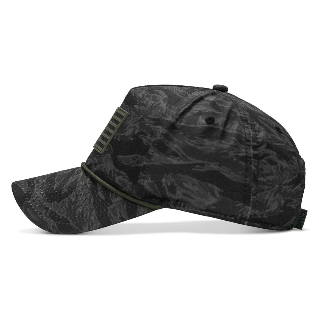 One Revolver Surfboards - American Flag PVC Patch Waterproof Weekender Snapback WEEKENDER MESH SNAPBACK