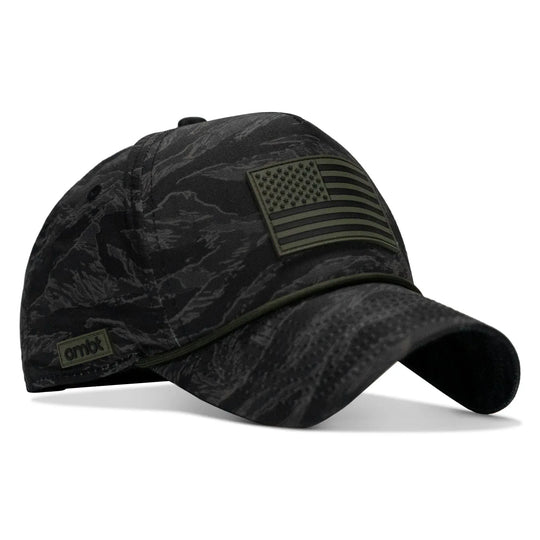 One Revolver Surfboards - American Flag PVC Patch Waterproof Weekender Snapback WEEKENDER MESH SNAPBACK