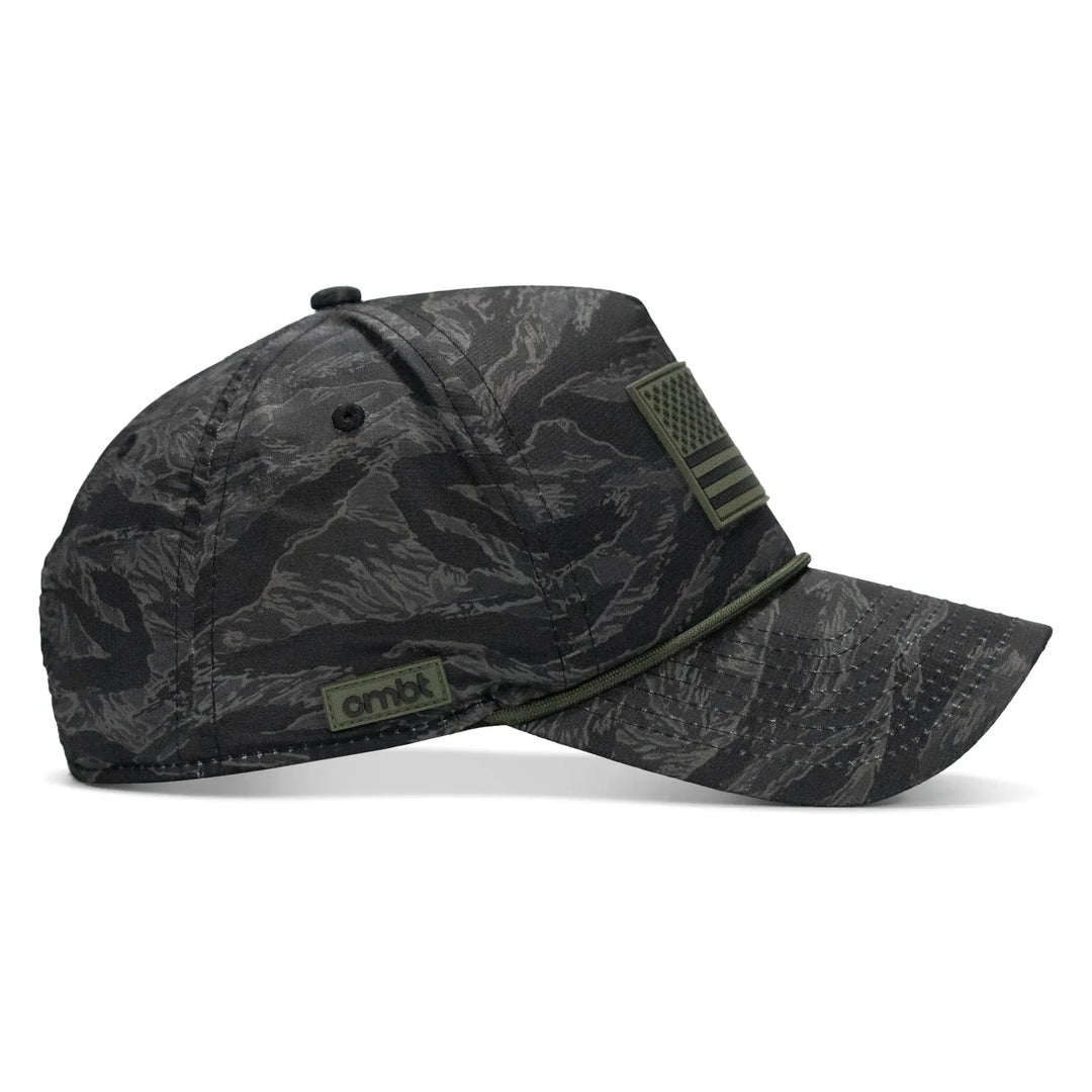 One Revolver Surfboards - American Flag PVC Patch Waterproof Weekender Snapback WEEKENDER MESH SNAPBACK
