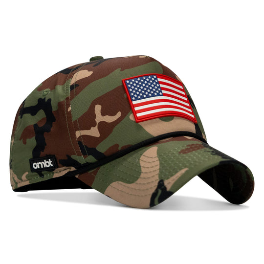 American Flag PVC Patch Waterproof Weekender Snapback