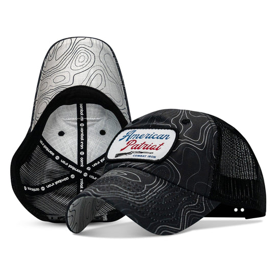 One Revolver Surfboards - American Patriot Patch Tactical Ripstop Mesh Snapback Hat HEADWEAR