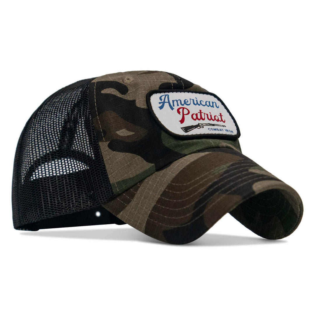 One Revolver Surfboards - American Patriot Patch Tactical Ripstop Mesh Snapback Hat HEADWEAR