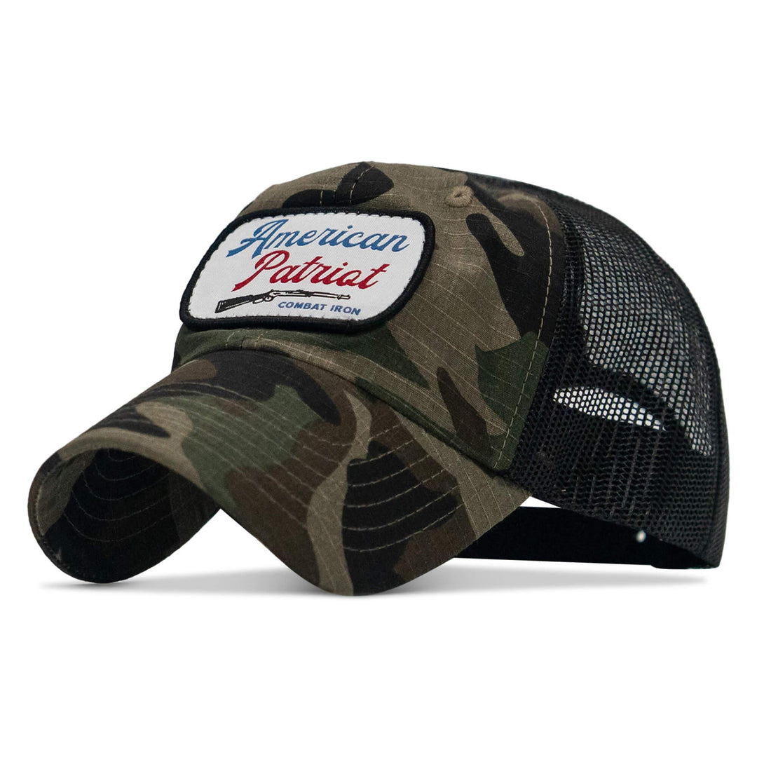 One Revolver Surfboards - American Patriot Patch Tactical Ripstop Mesh Snapback Hat HEADWEAR
