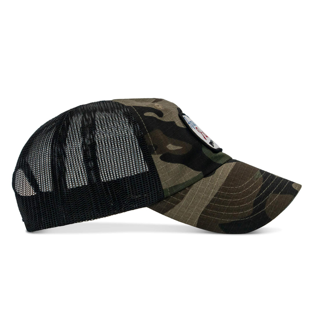 One Revolver Surfboards - American Patriot Patch Tactical Ripstop Mesh Snapback Hat HEADWEAR