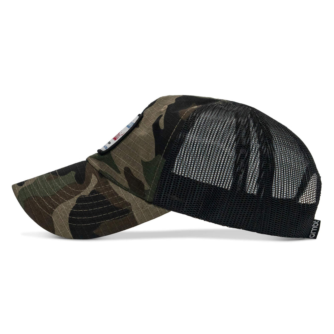 One Revolver Surfboards - American Patriot Patch Tactical Ripstop Mesh Snapback Hat HEADWEAR