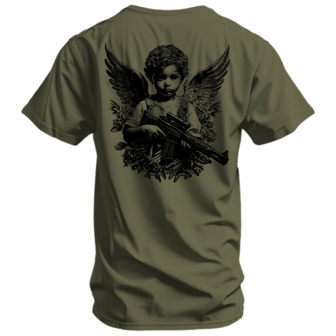 The Armed Guardian Angel Men's T-Shirt - One Revolver Surfboards