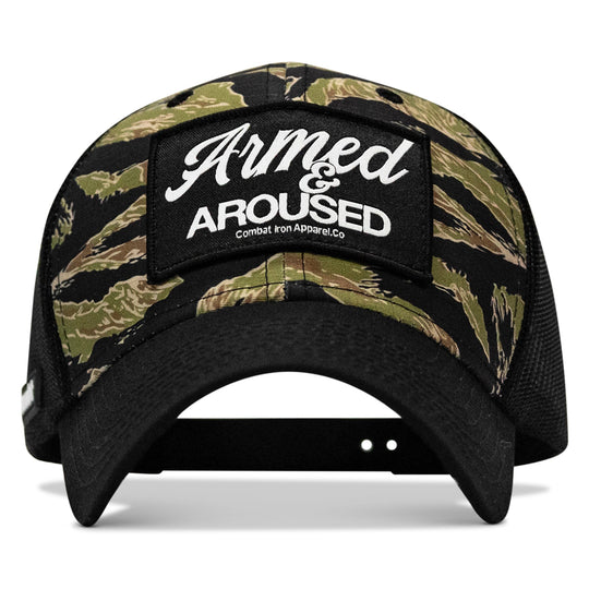 Armed &amp; Aroused Patch Original Ripstop Snapback Hat