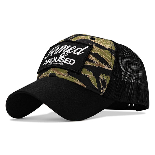 Armed &amp; Aroused Patch Original Ripstop Snapback Hat
