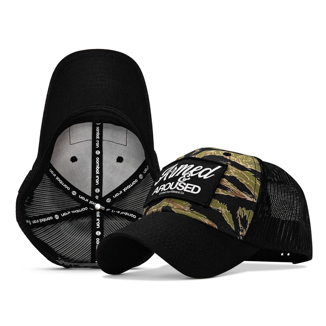 Armed &amp; Aroused Patch Original Ripstop Snapback Hat
