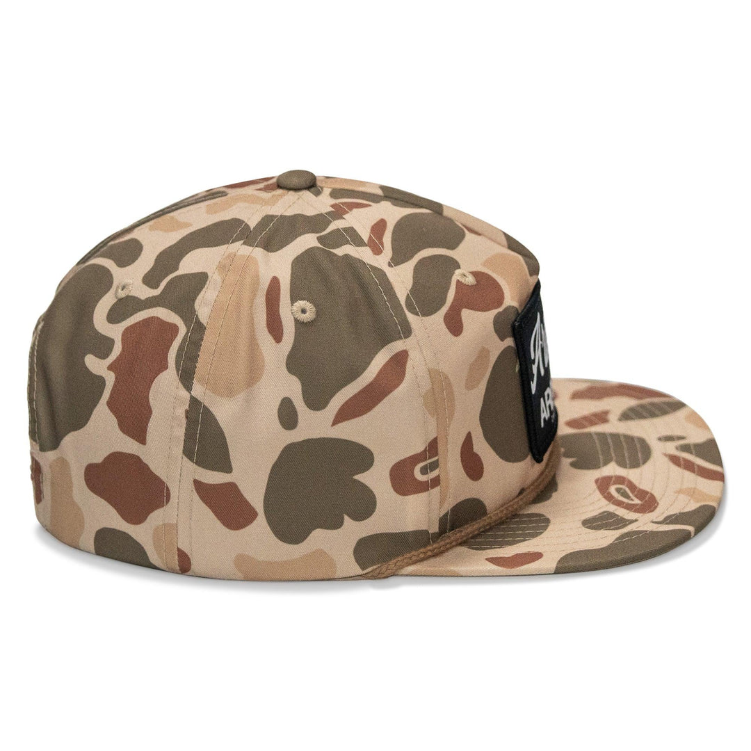One Revolver Surfboards - Armed &amp; Aroused Patch Flatbill Snapback Hat HEADWEAR