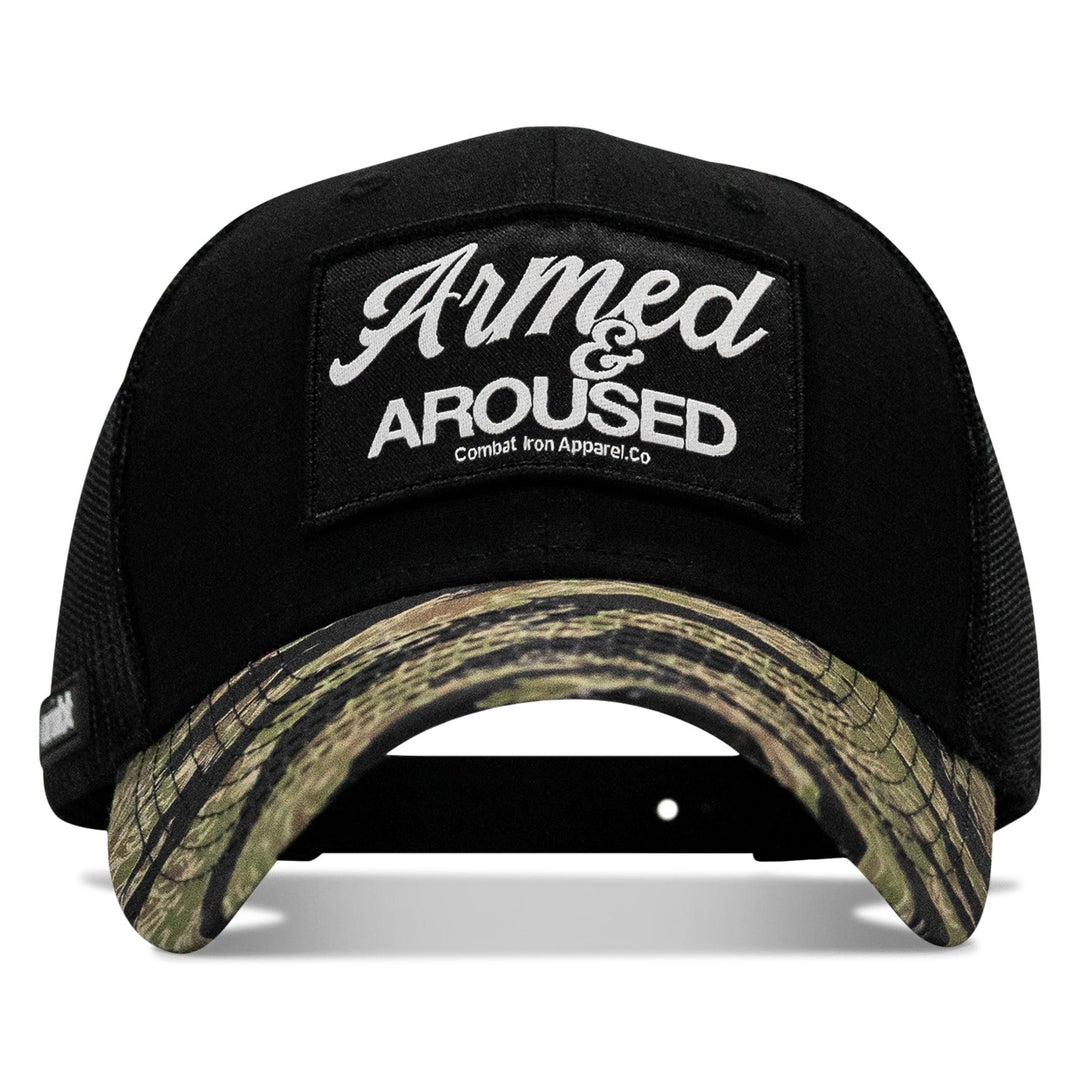 One Revolver Surfboards - Armed &amp; Aroused Patch Original Ripstop Snapback Hat HEADWEAR