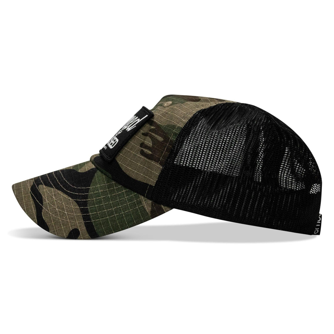 One Revolver Surfboards - Armed &amp; Aroused Patch. Tactical Ripstop Mesh Snapback Hat HEADWEAR