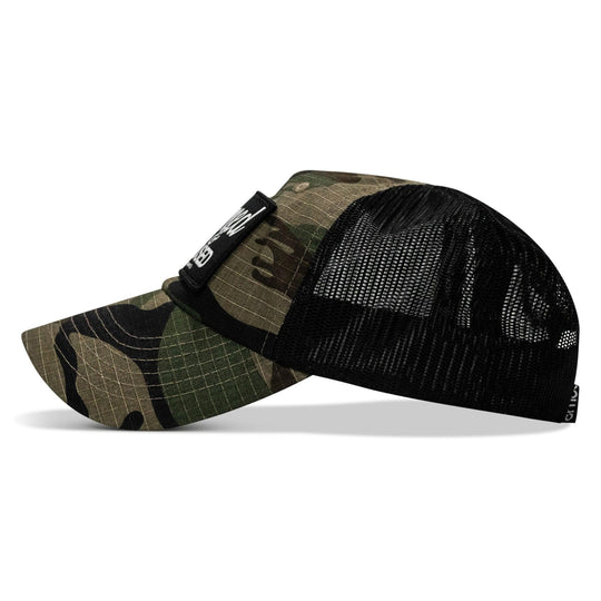 One Revolver Surfboards - Armed &amp; Aroused Patch. Tactical Ripstop Mesh Snapback Hat HEADWEAR