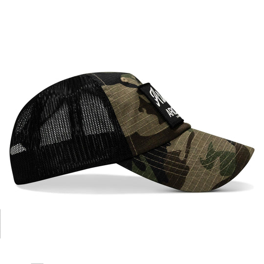 One Revolver Surfboards - Armed &amp; Aroused Patch. Tactical Ripstop Mesh Snapback Hat HEADWEAR