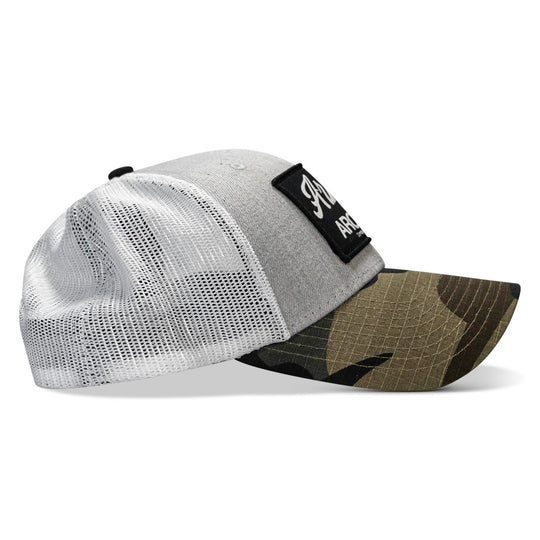 One Revolver Surfboards - Armed &amp; Aroused Patch Snapback Hat HEADWEAR