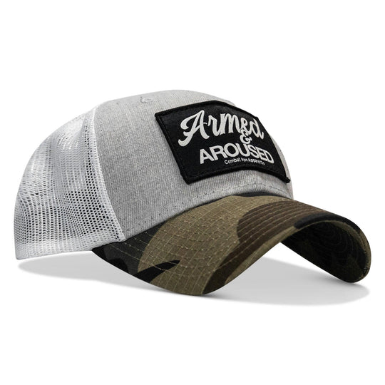 One Revolver Surfboards - Armed &amp; Aroused Patch Snapback Hat HEADWEAR