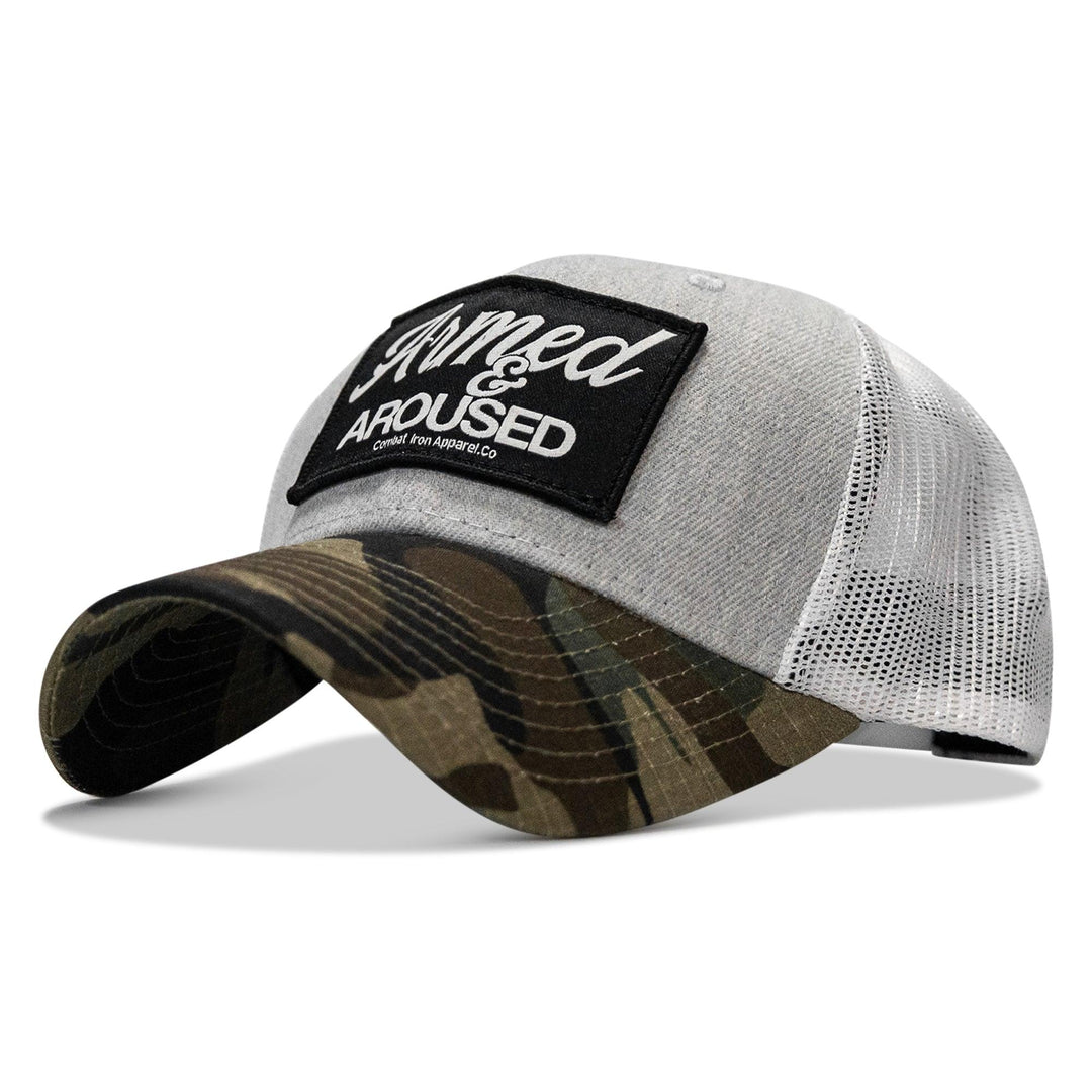 One Revolver Surfboards - Armed &amp; Aroused Patch Snapback Hat HEADWEAR