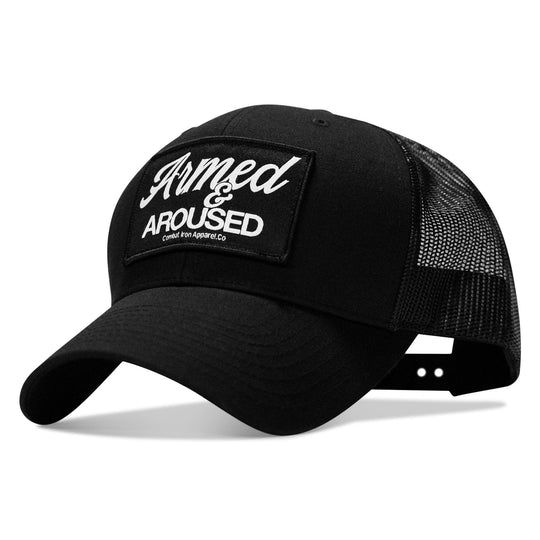 One Revolver Surfboards - Armed &amp; Aroused Patch Snapback Hat HEADWEAR