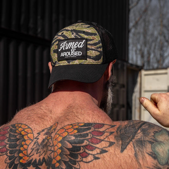 One Revolver Surfboards - Armed &amp; Aroused Patch Original Ripstop Snapback Hat HEADWEAR
