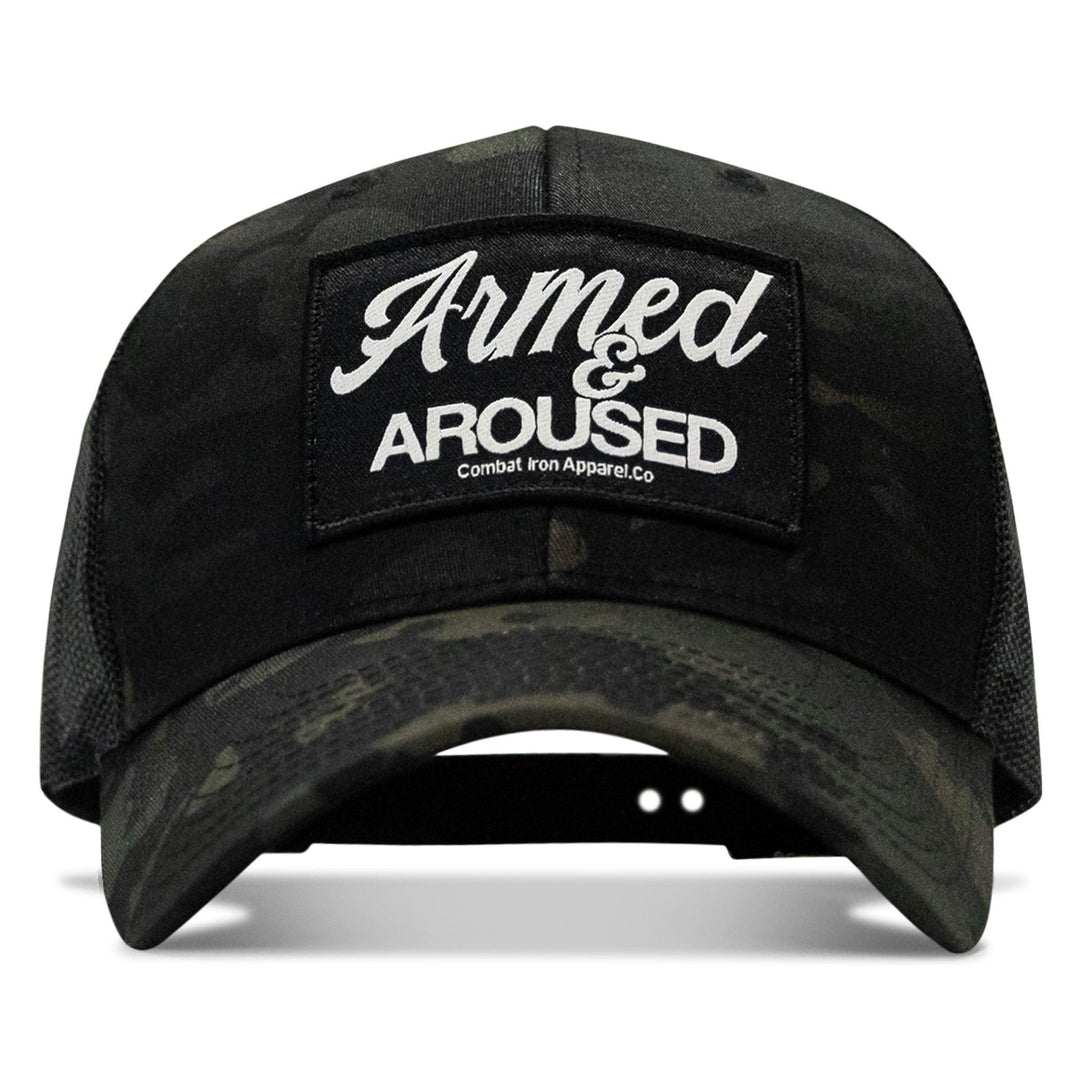 One Revolver Surfboards - Armed &amp; Aroused Patch Snapback Hat HEADWEAR
