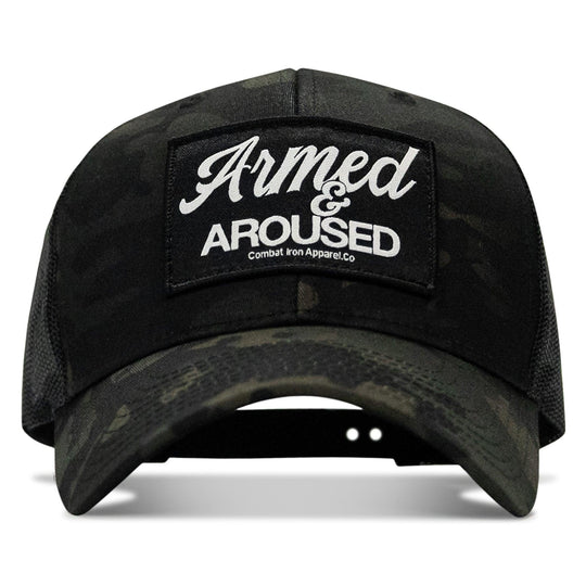 One Revolver Surfboards - Armed &amp; Aroused Patch Snapback Hat HEADWEAR