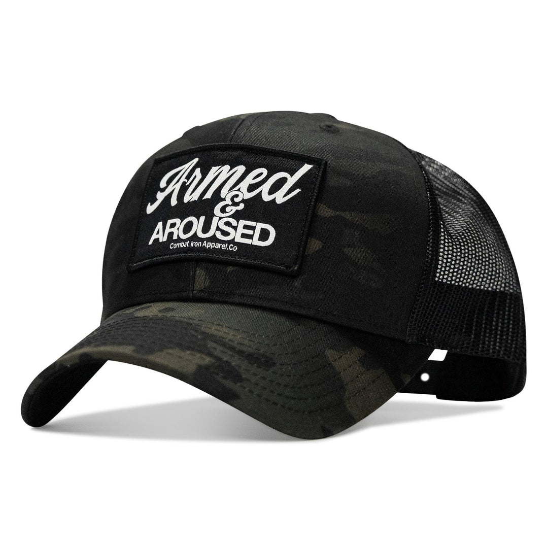 One Revolver Surfboards - Armed &amp; Aroused Patch Snapback Hat HEADWEAR