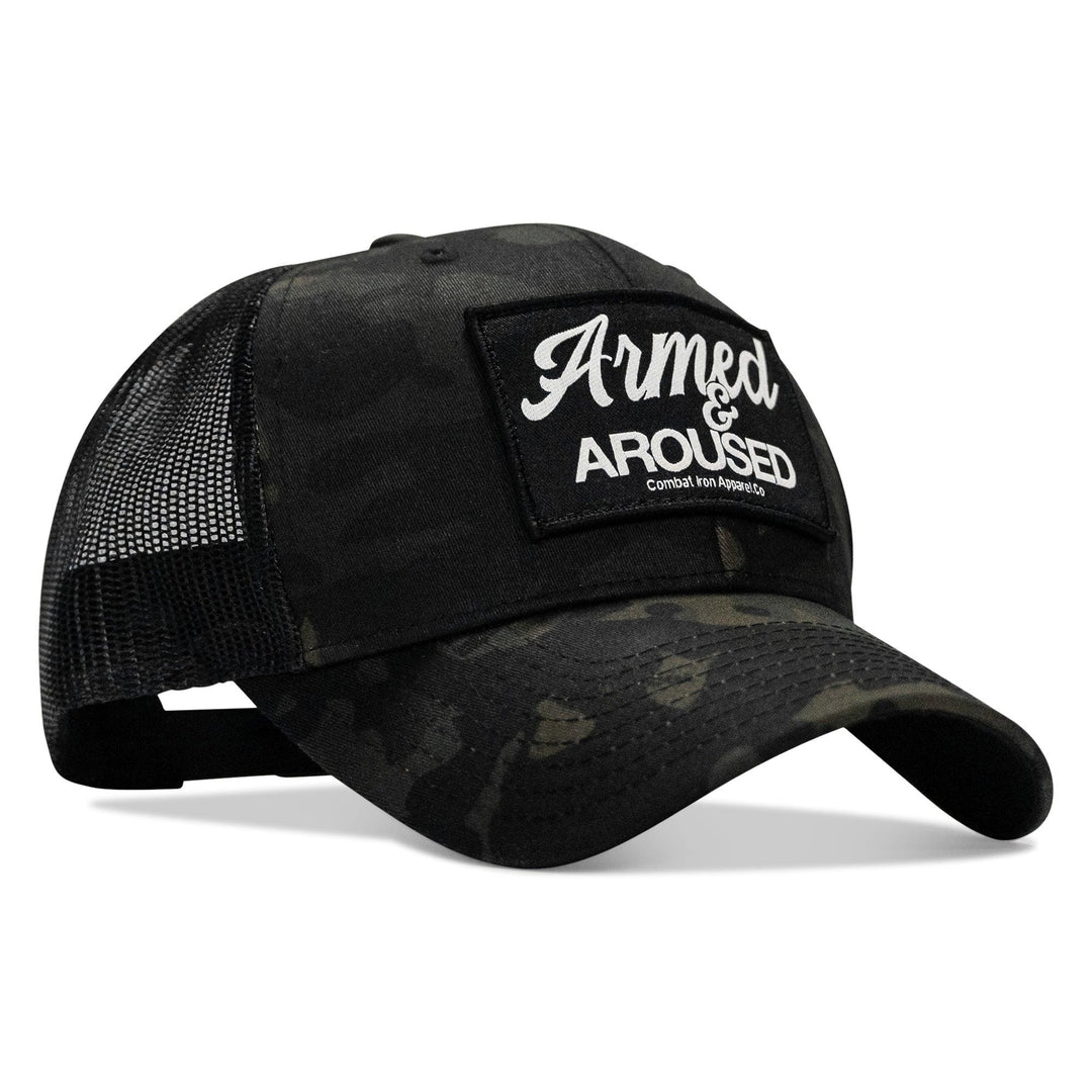 One Revolver Surfboards - Armed &amp; Aroused Patch Snapback Hat HEADWEAR