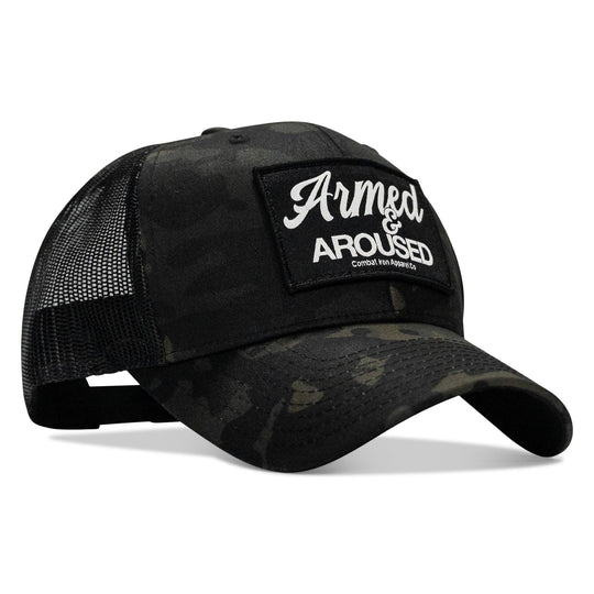 One Revolver Surfboards - Armed &amp; Aroused Patch Snapback Hat HEADWEAR