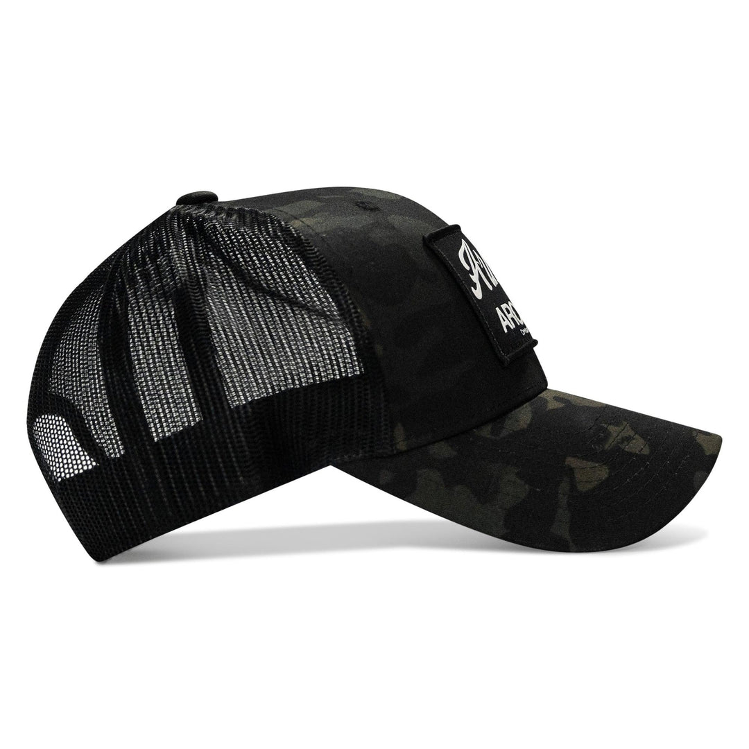 One Revolver Surfboards - Armed &amp; Aroused Patch Snapback Hat HEADWEAR