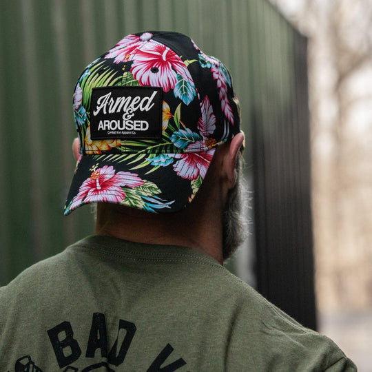 One Revolver Surfboards - Armed &amp; Aroused Patch Snapback Hat HEADWEAR